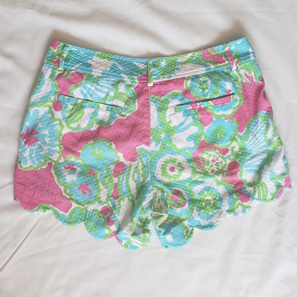 Lilly Pulitzer Pink A Delicacy Buttercup Shorts - Picture 2 of 4